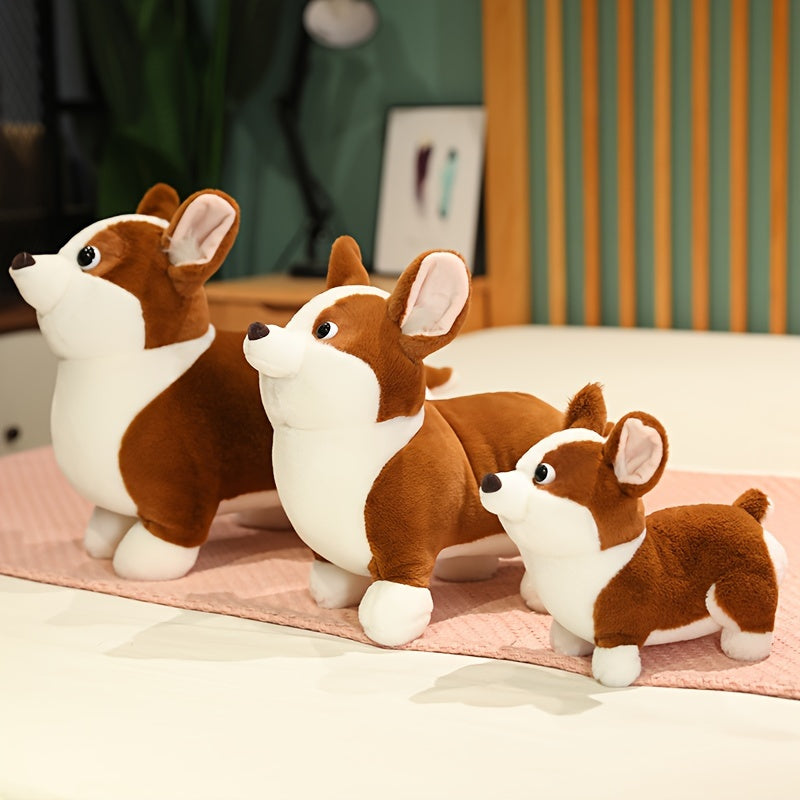Realistisches Corgi-Plüschspielzeug