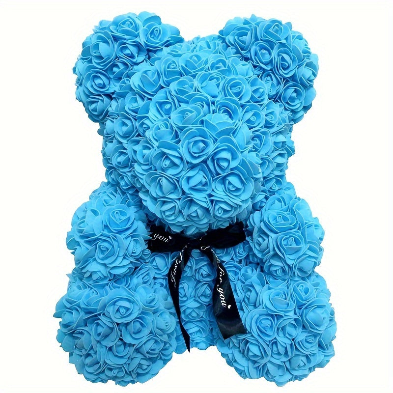 Rosen-Teddy - Elegante Weiß