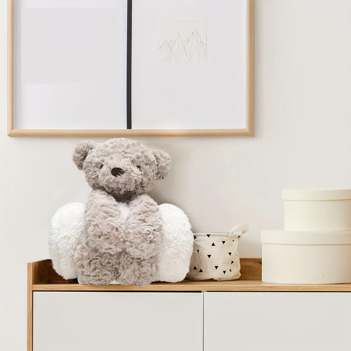 Kuschelbär mit Decke