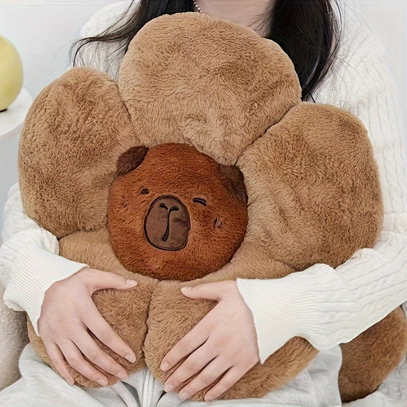 Kuschelkissen mit Wasserschwein-Motiv