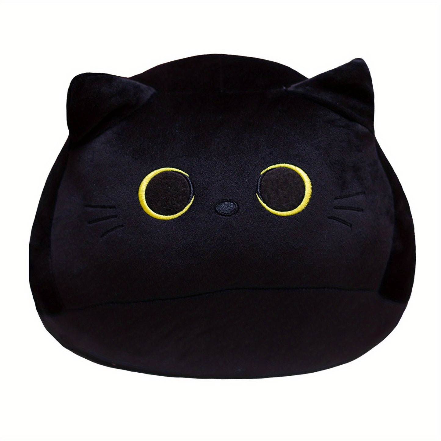 Kuro - Kawaii Schwarze Katze Weiches Plüsch Kissen Puppe Spielzeug