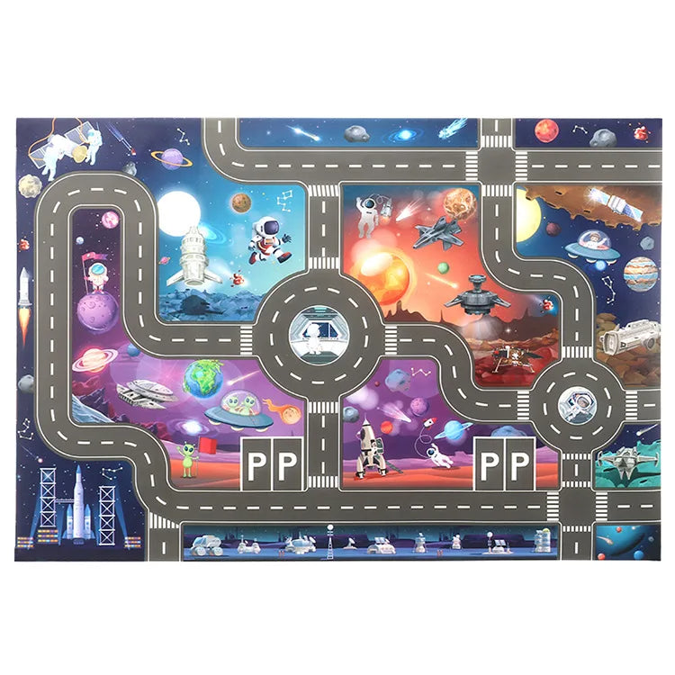Enchanted city playmat - straßen-spielmatte