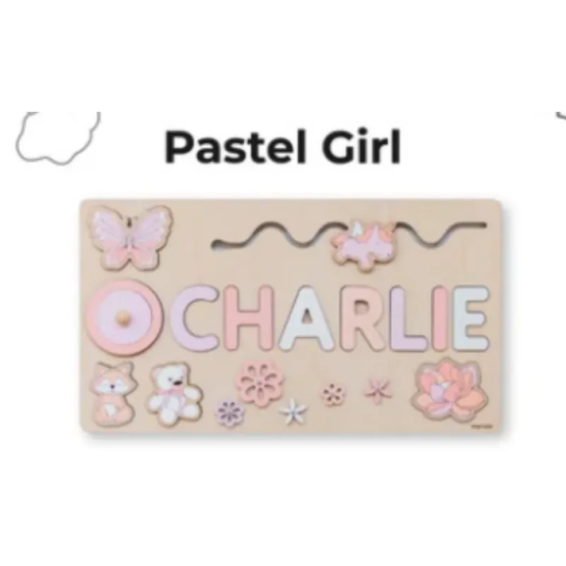 Woods - geniebe ein puzzle mit deinem eigenen namen - personalisiertes puzzle
