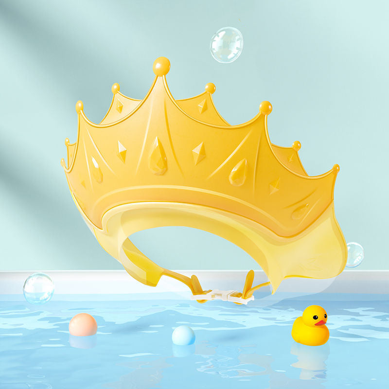 Shampoo crown cap - keine tränen mehr in der badewanne - badekappe