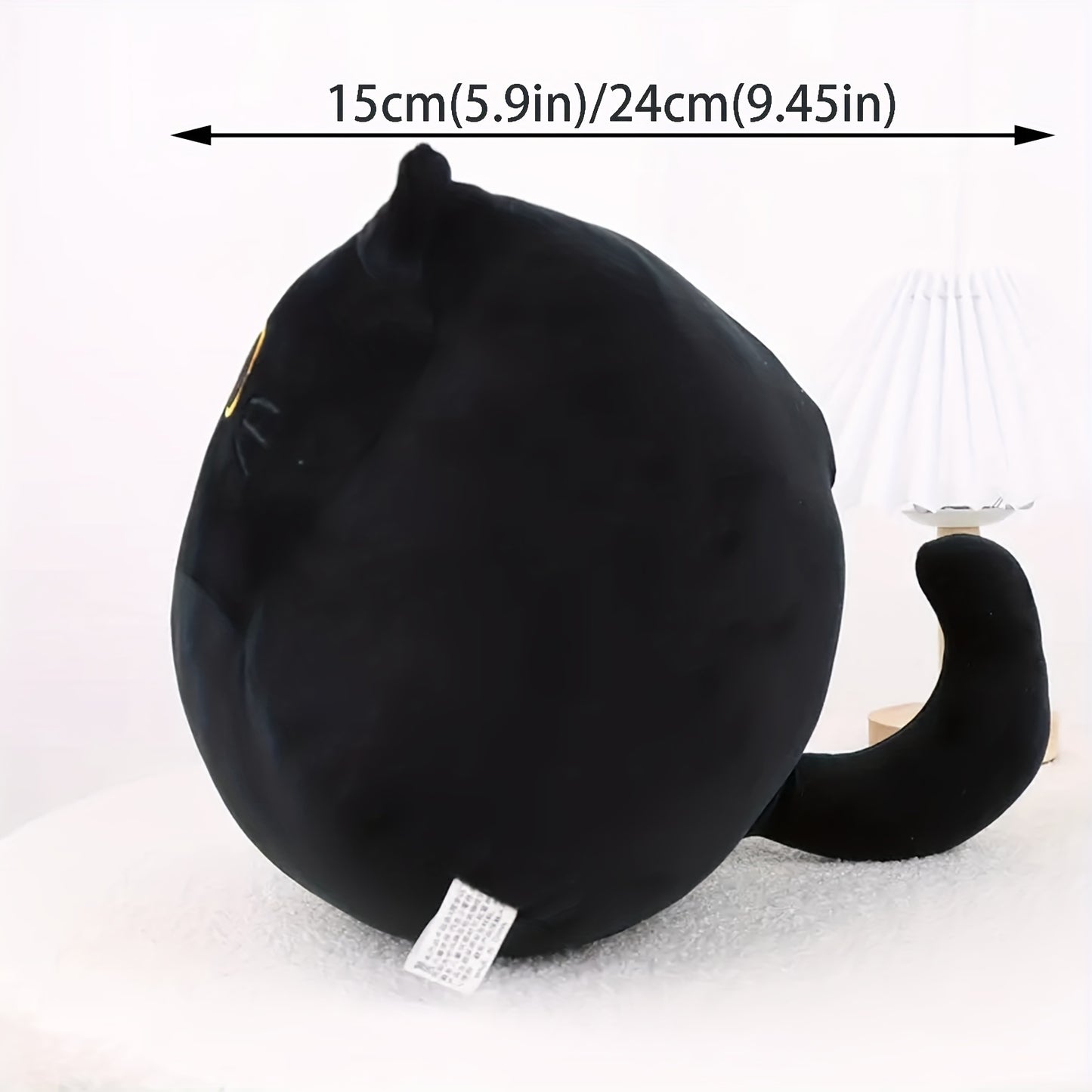 Kuro - Kawaii Schwarze Katze Weiches Plüsch Kissen Puppe Spielzeug
