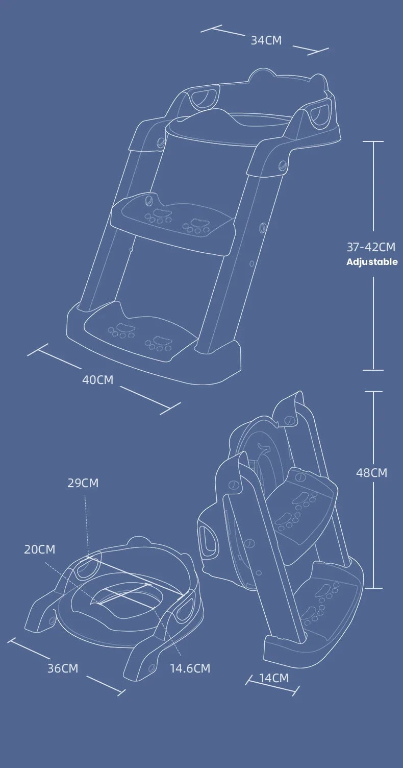 Potty training seat - toilettentraining für die kleinsten - Faltbares-töpfchen