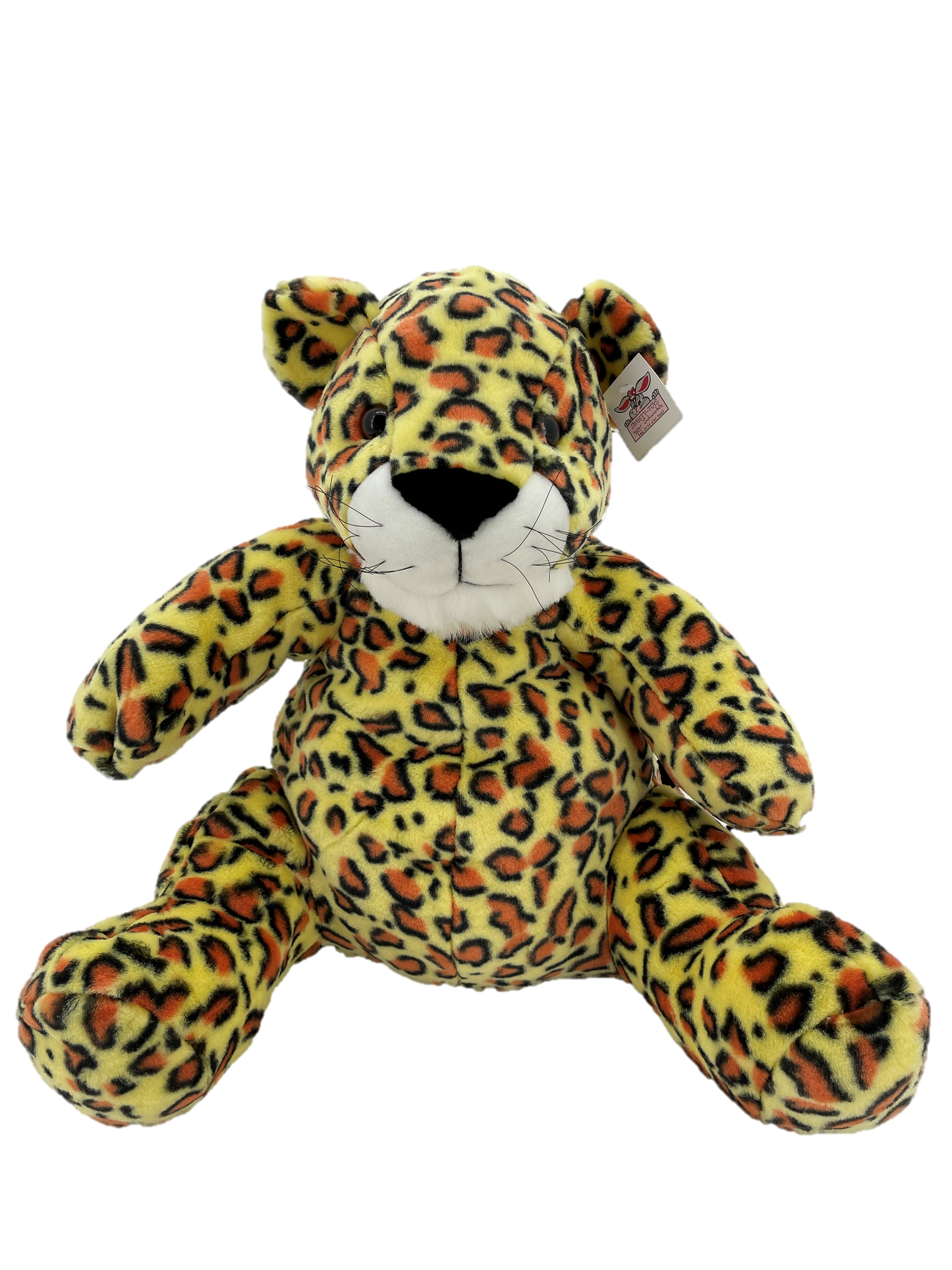 sweety toys 1422 plüsch teddy leopard sitzend ca.50 cm teddybär
