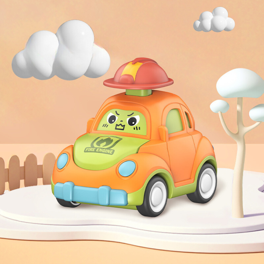 Kleine abenteuer-autos – drücken und fahren