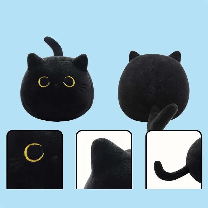 Bezauberndes Plüsch-Schwarze-Katze Stofftier