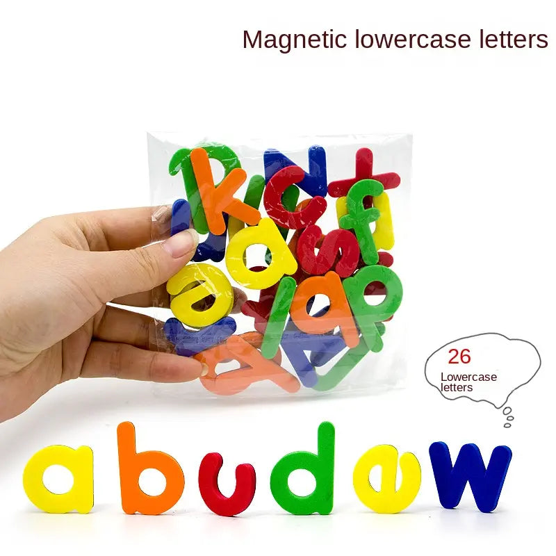 Magnetische Buchstabensticker: Pädagogisches Spielzeug