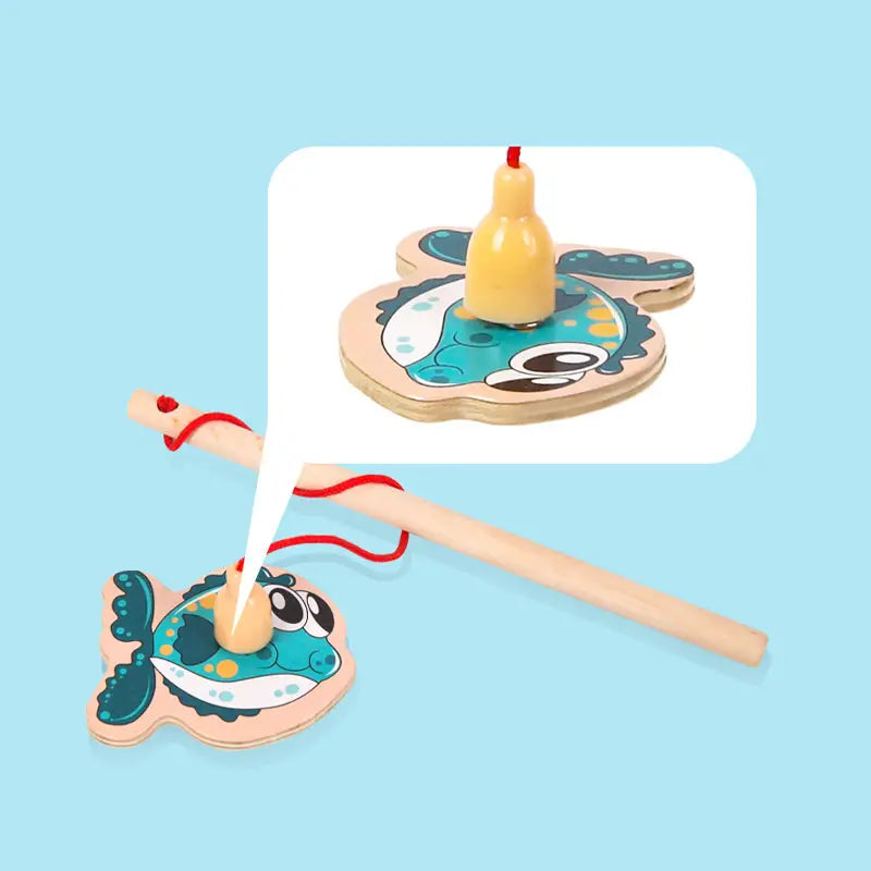 Montessori holz magnetische angel-spielzeuge