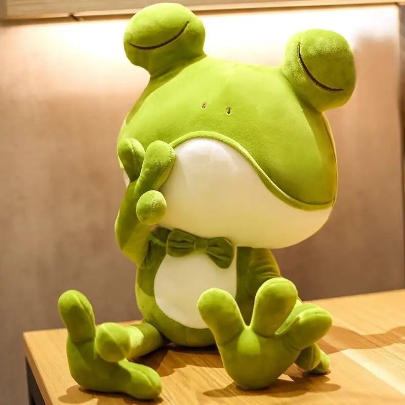 Frosch Dekoration - Niedliche Kuschelpuppe