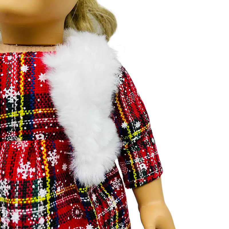 Weihnachts-Puppenkleidung für 18-Zoll-Puppen