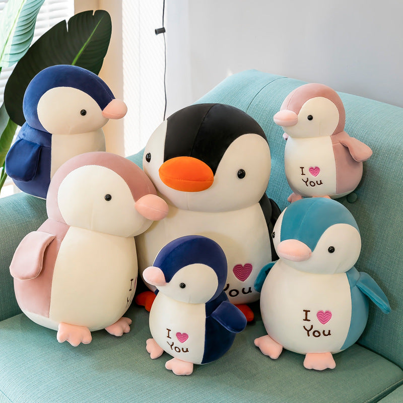 Süßer Herz Pinguin Plüschspielzeug