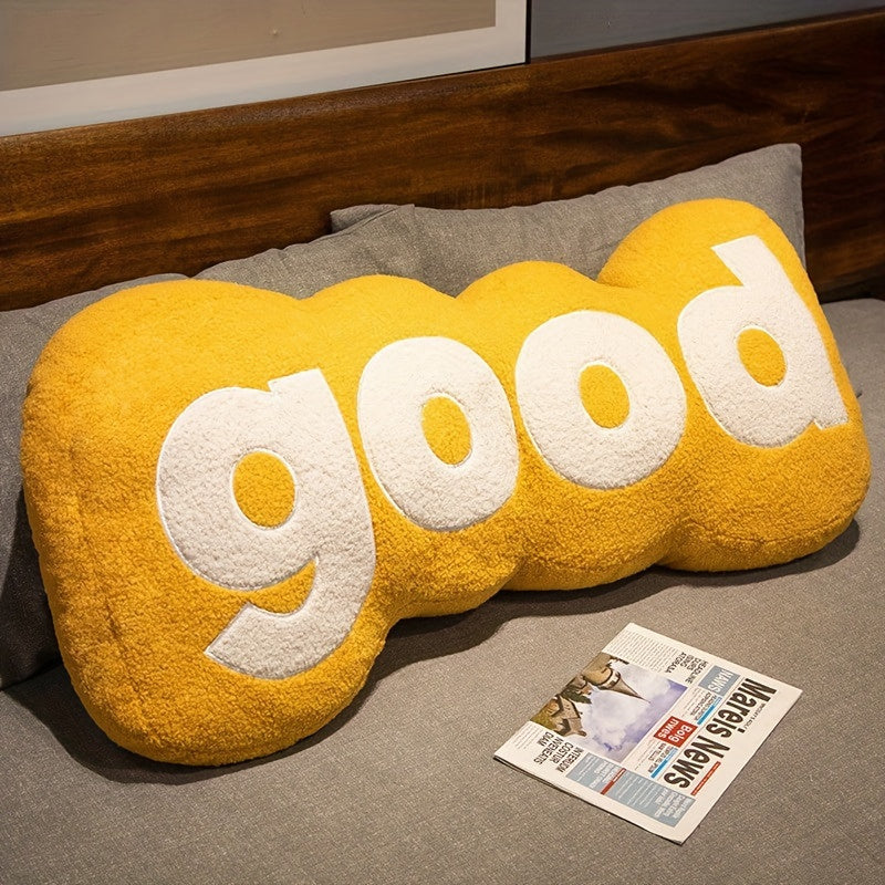 Kreatives Gelbes Teddy-Sofa-Kissen