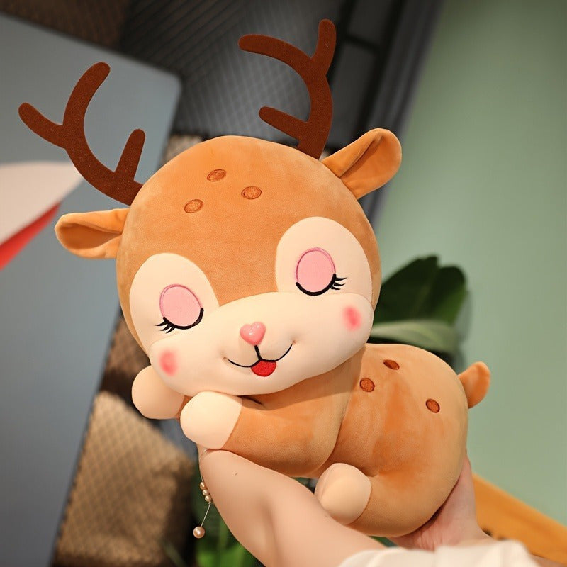 Rudolph – Kuscheliges Braun Weihnachts-Rentier