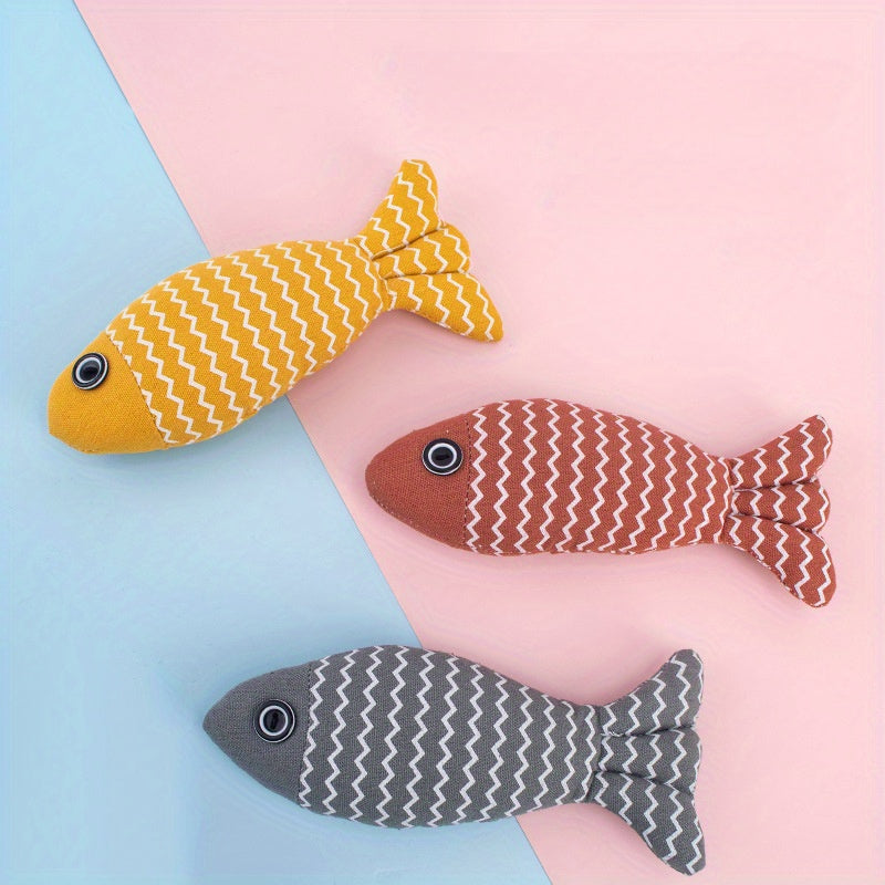 Fisch - Katzenspielzeug mit Katzenminze