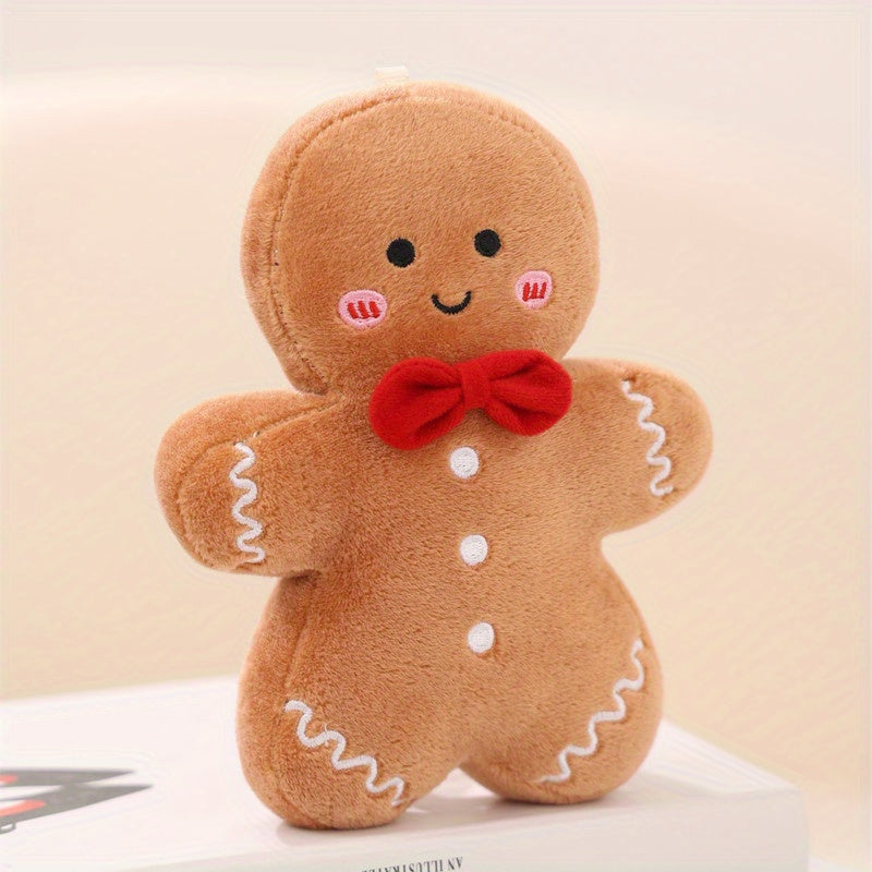 Lebkuchen-Mann Plüschkissen - Perfektes Weihnachtsbaum-Accessoire