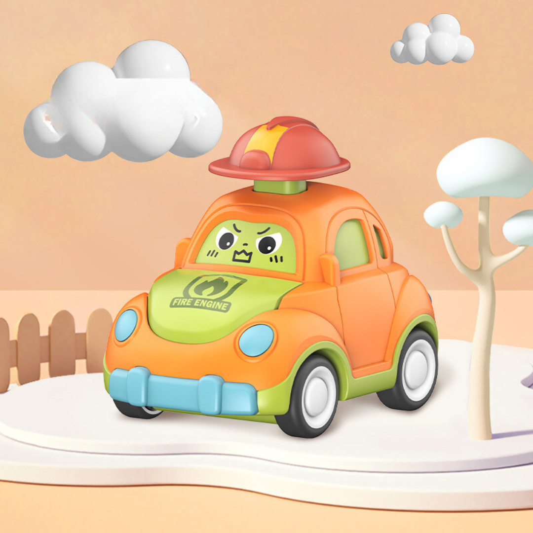Kleine abenteuer-autos – drücken und fahren
