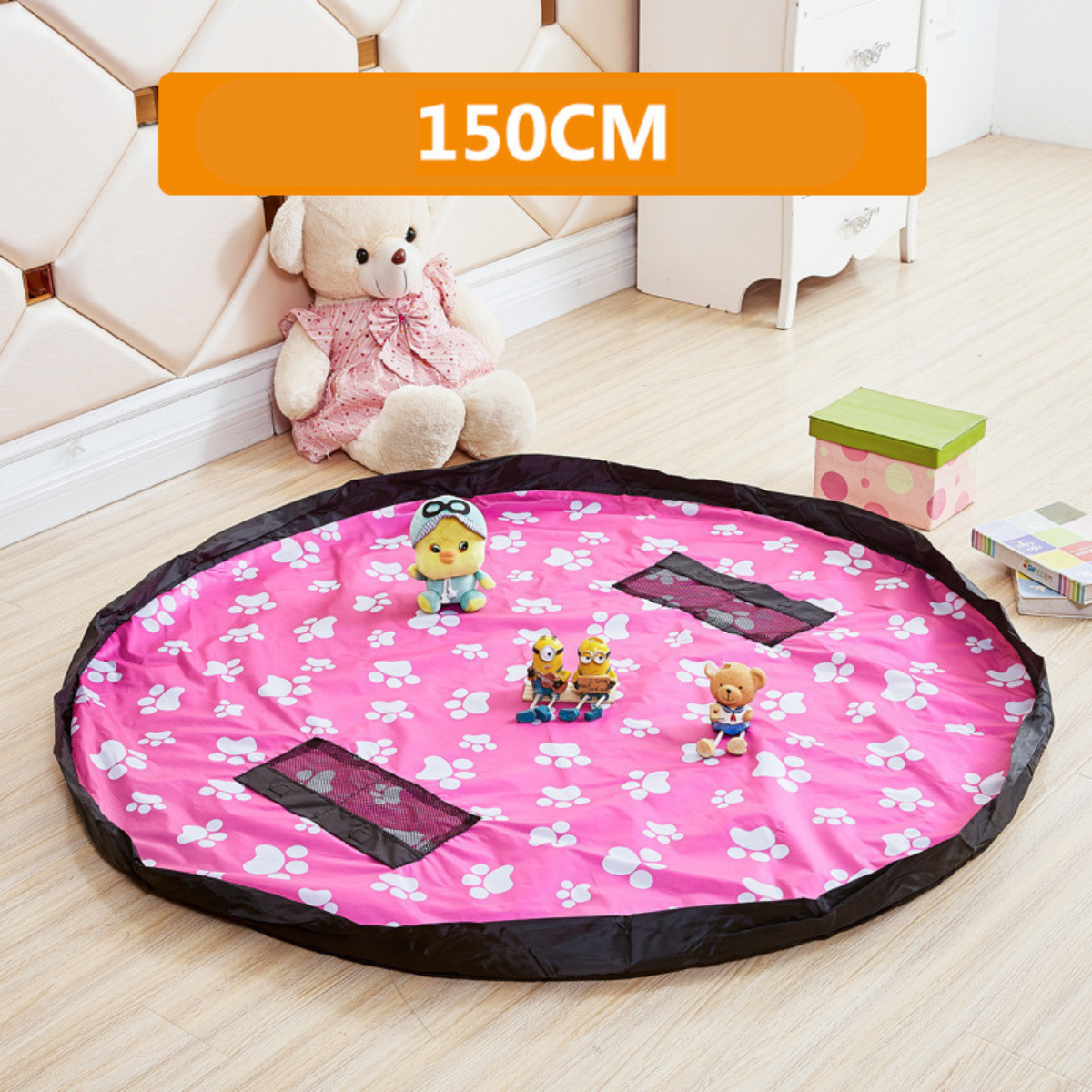 Toy Storage bag - leicht zu organisieren - spielmatte und aufbewahrungstasche in 1