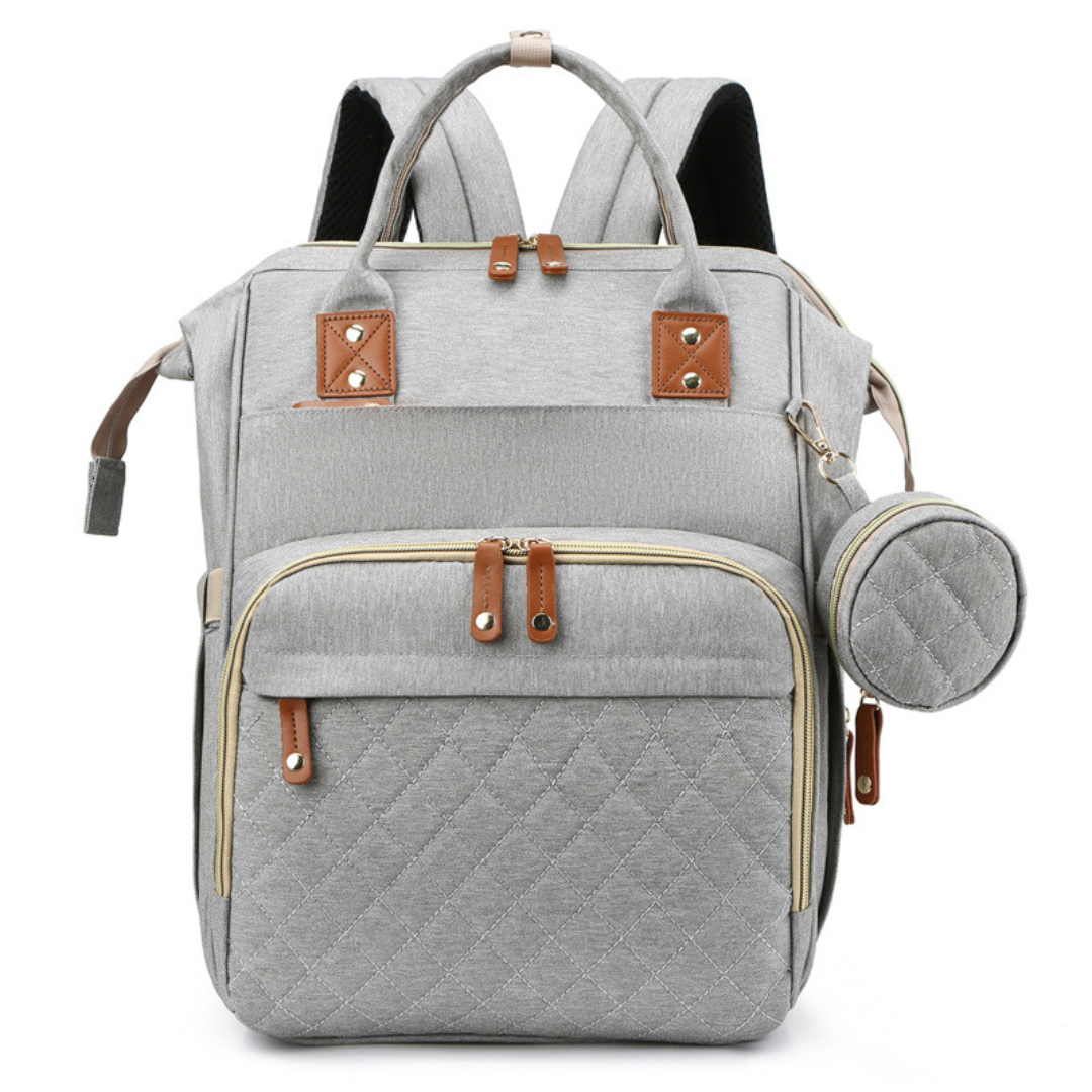 Multifunktionaler baby-wickelrucksack mit schlafplatz