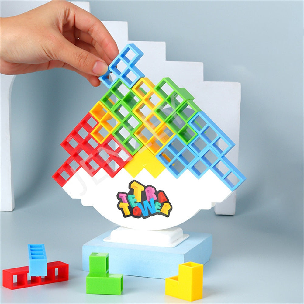 Balance puzzle tower - bauen und balancieren! - tetris-turm