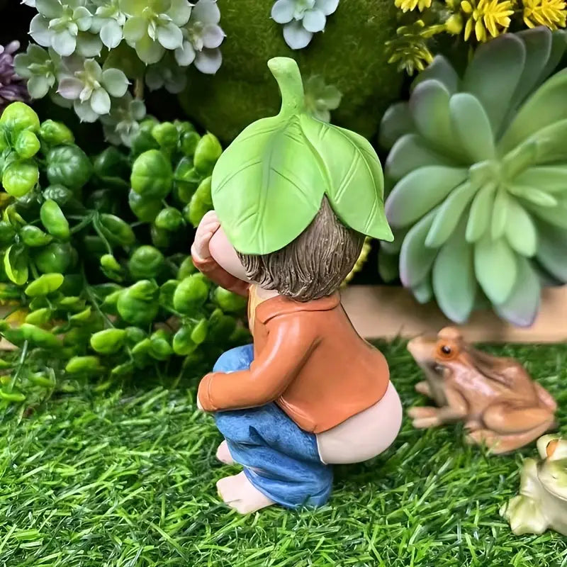 Frecher Lustiger Gartenzwerg - Witzige Gartenfiguren