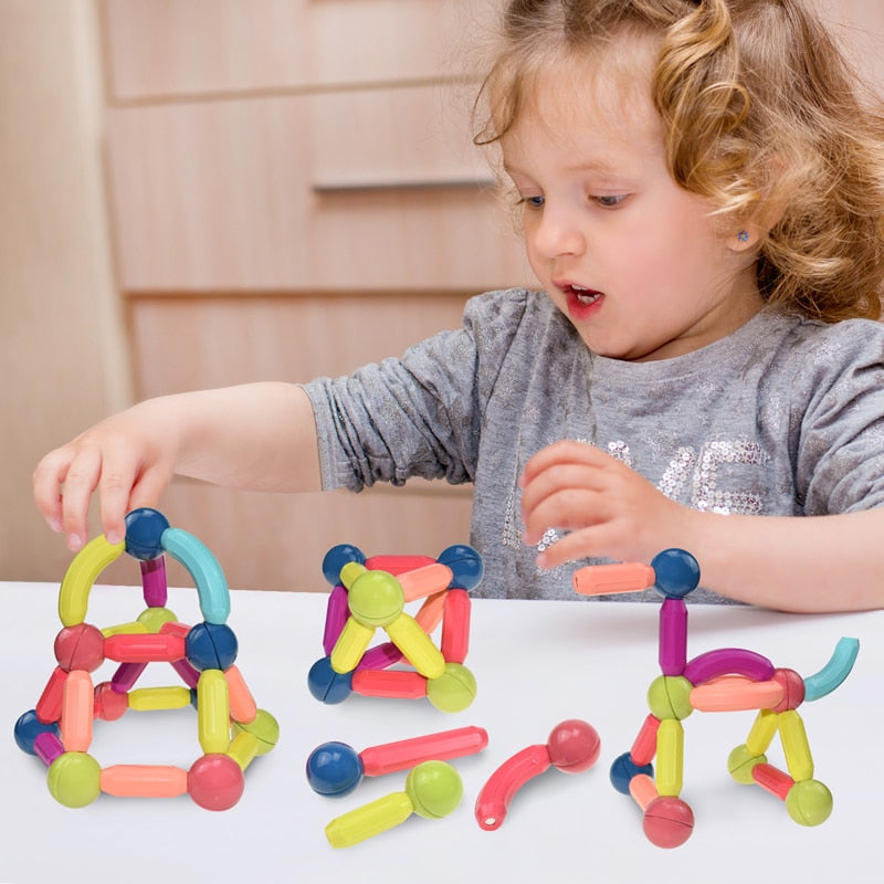 Magnet toys - kreativität entwickeln - magnetische stäbe