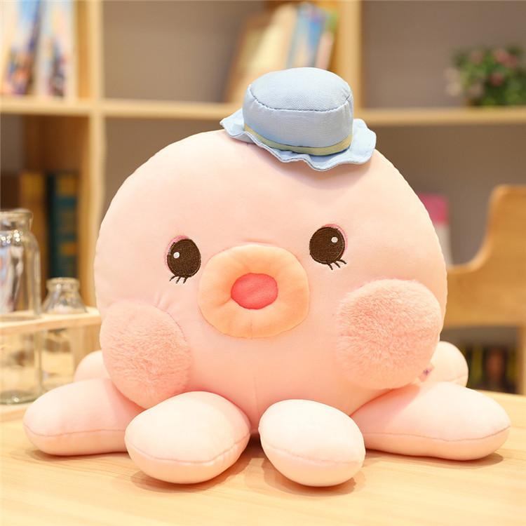 Niedlicher Oktopus Plüschspielzeug Rosa