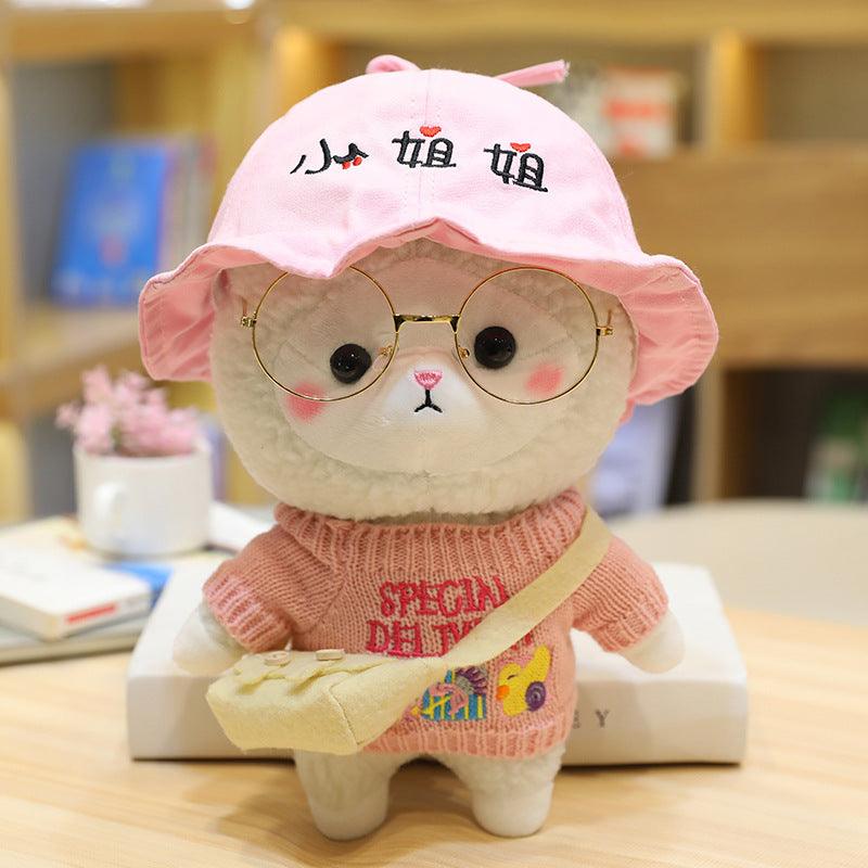 Cho Kawaii Baby Sheep In Various Cute Outfits Plush Toy P 30cm Stuffed Animals - Plushie Depot