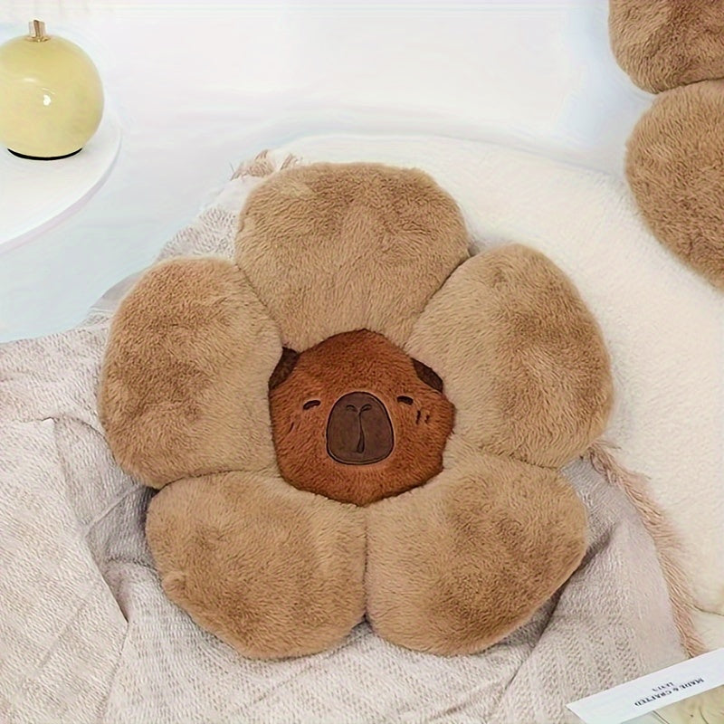 Kuschelkissen mit Wasserschwein-Motiv