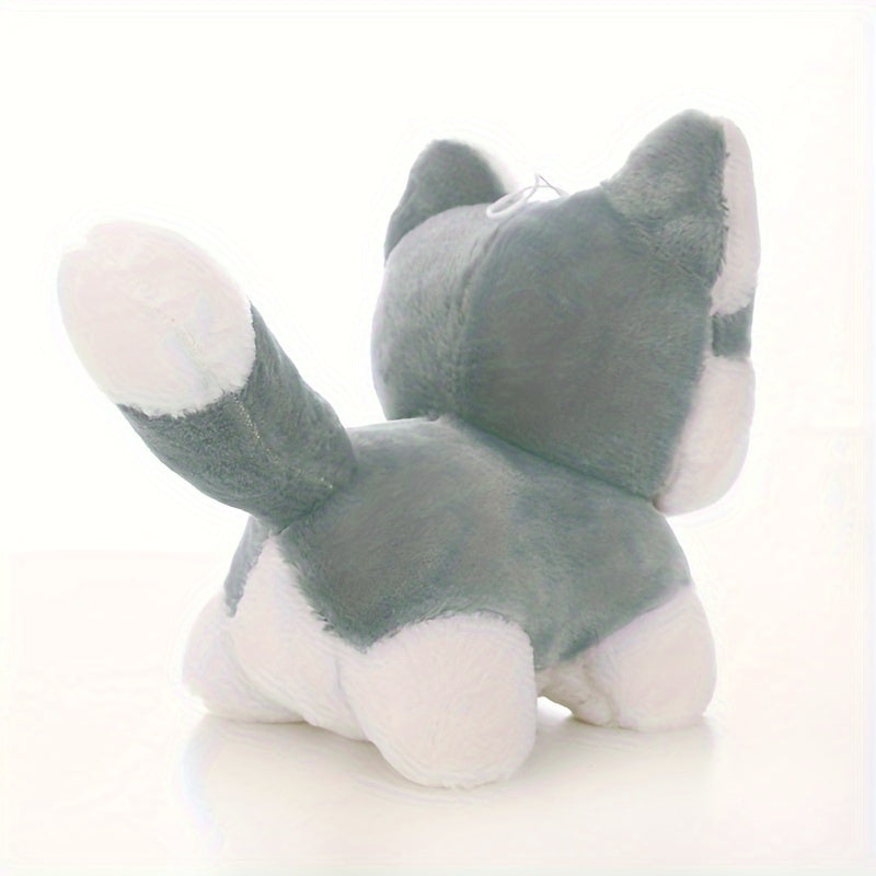 Husky Welpe Plüschtier mit Glocke