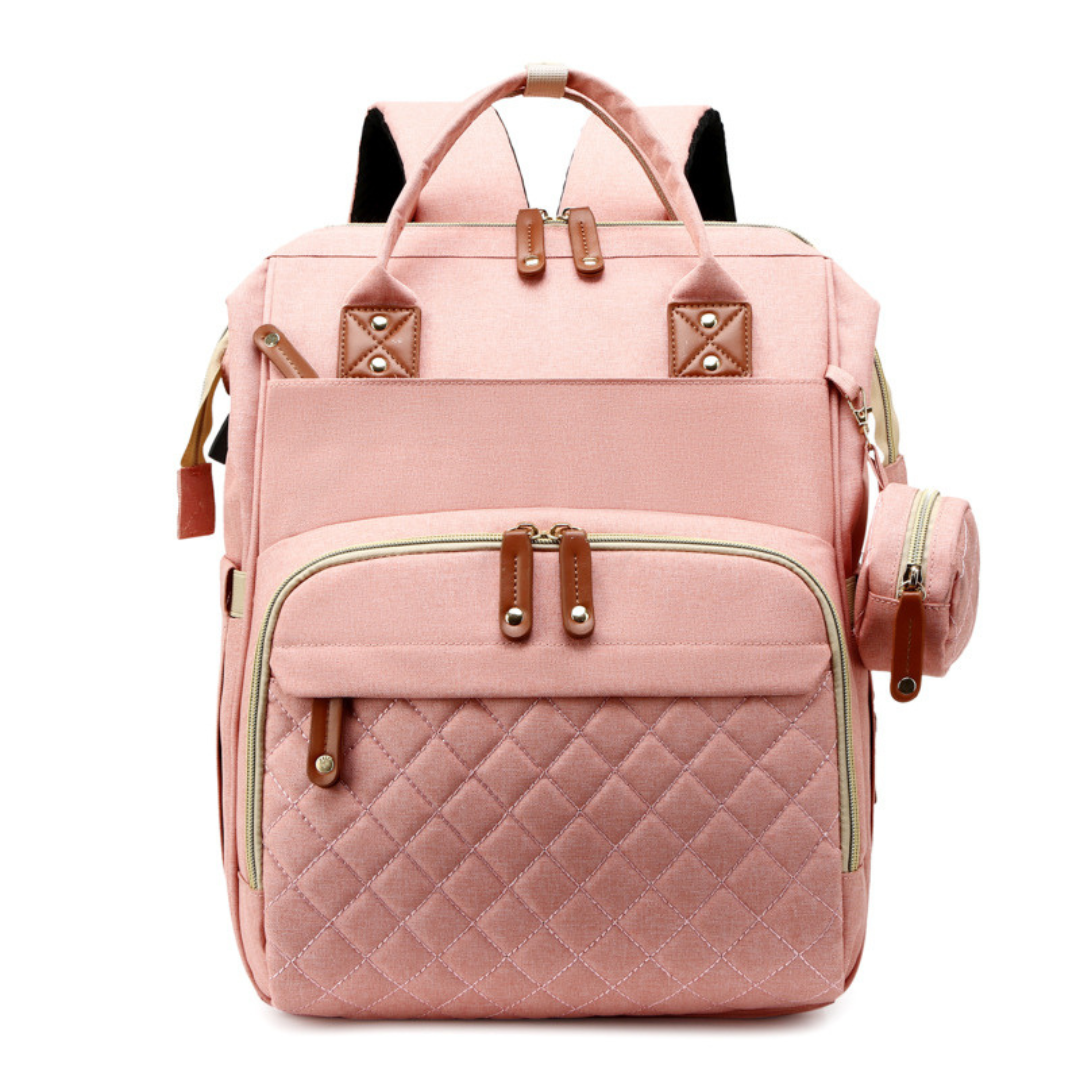 Multifunktionaler baby-wickelrucksack mit schlafplatz