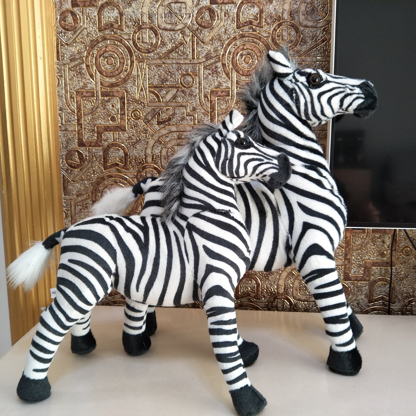 Großes Zebra Stofftier