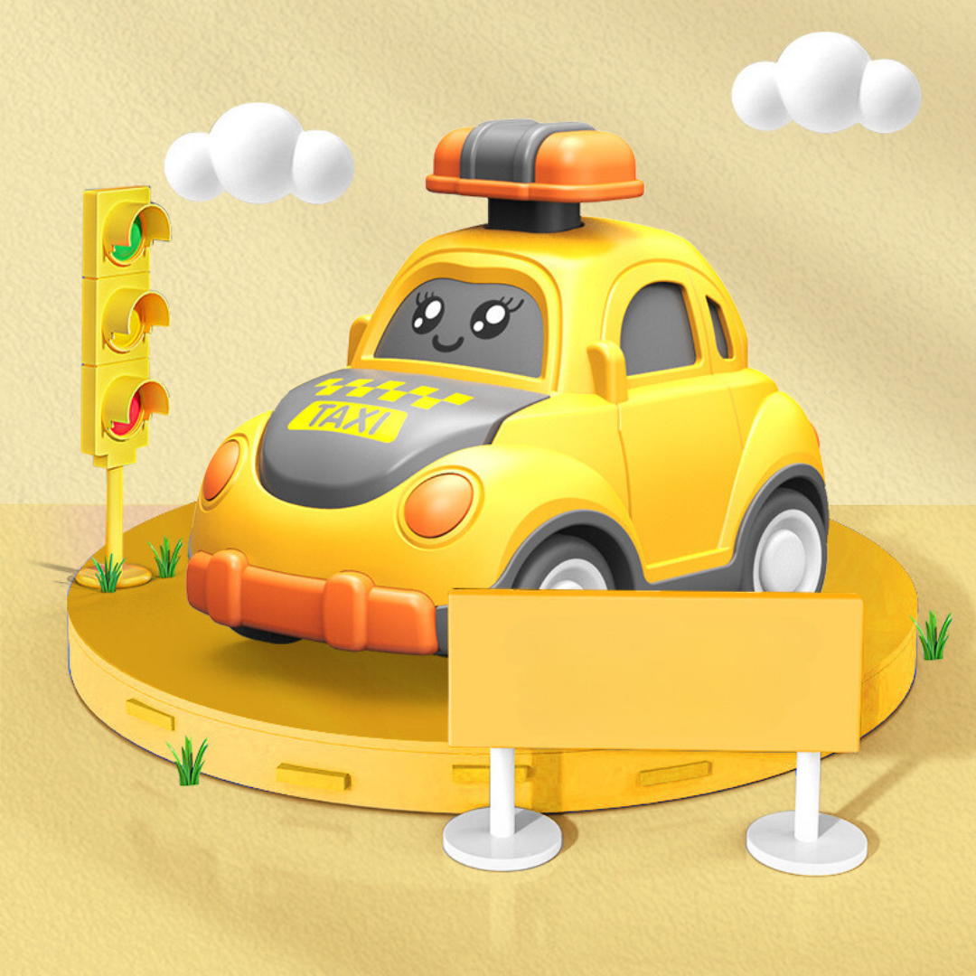 Kleine abenteuer-autos – drücken und fahren