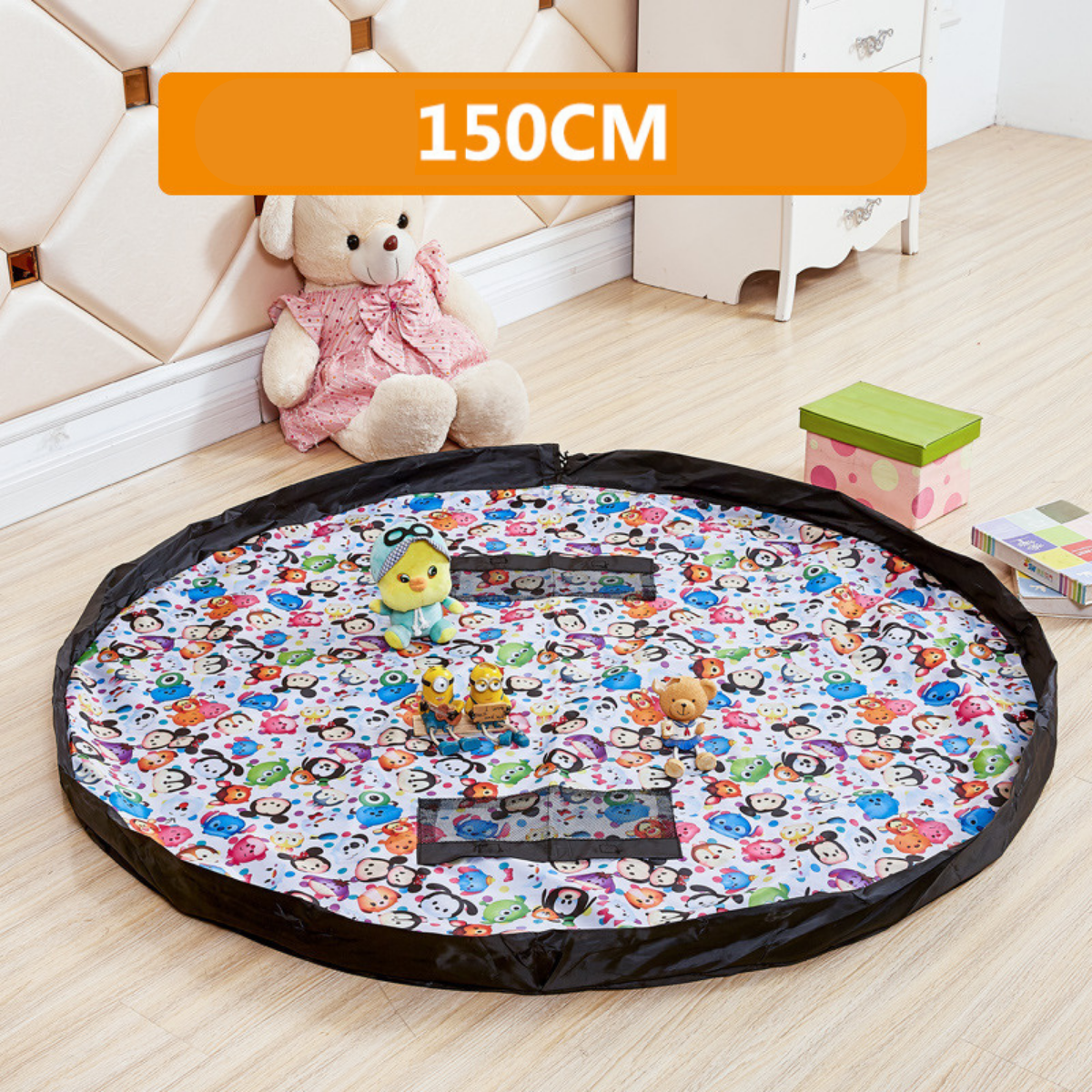 Toy Storage bag - leicht zu organisieren - spielmatte und aufbewahrungstasche in 1