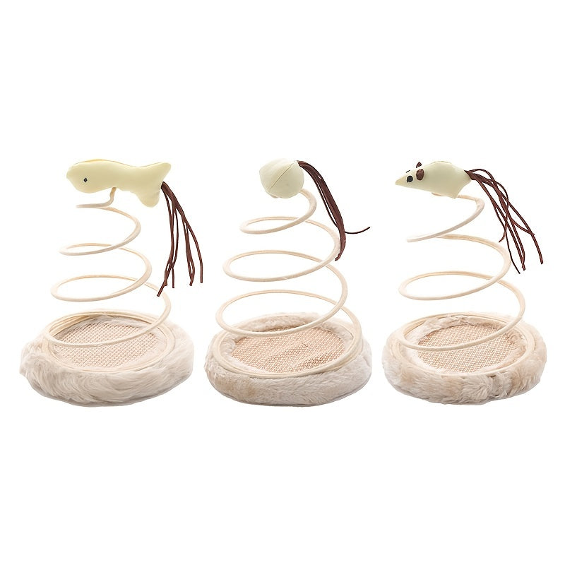 Katzenspielzeug mit Spiralfeder