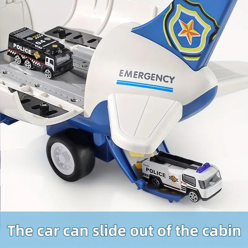 Bezauberndes Flugzeugauto-Spielset