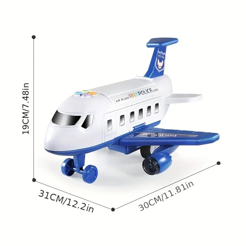 Großes Puzzle-Flugzeugauto - Multifunktional