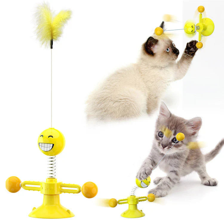 Katzen-windmühlen kratz- und spielstation – DrehPfoten