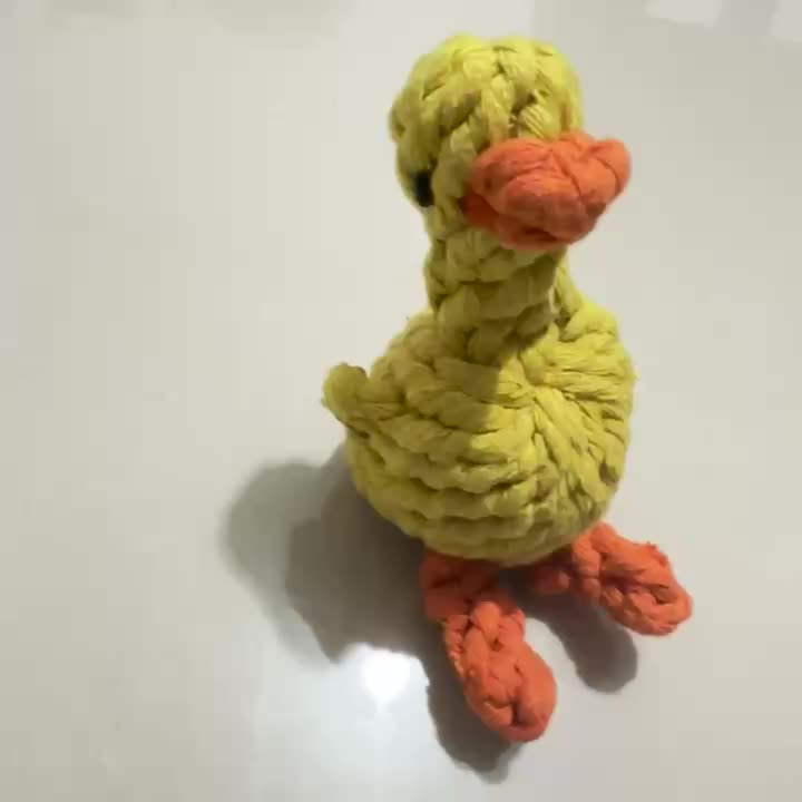 Ente Kauspielzeug Hund Seil