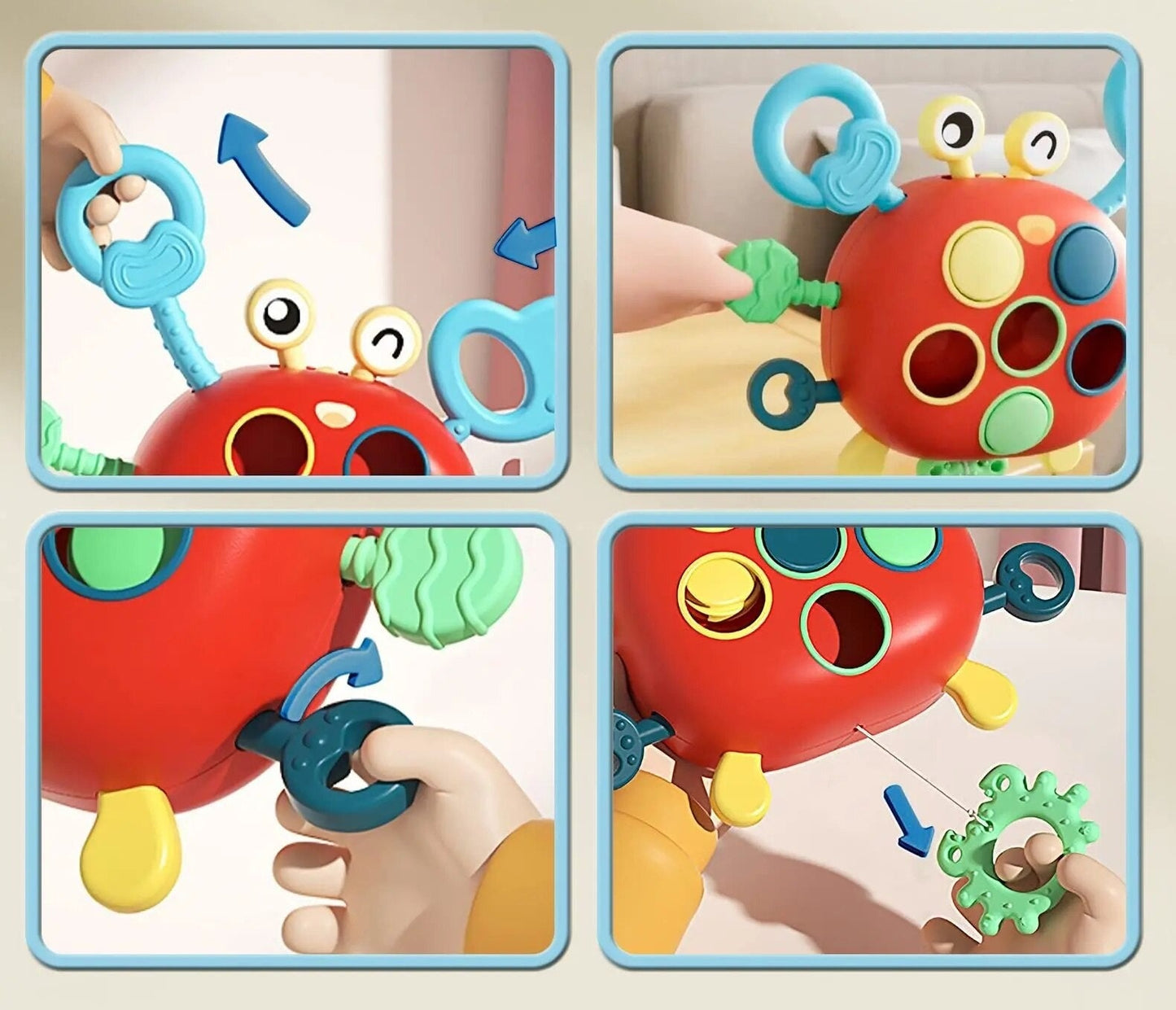 Sensory crab- zauberhafter motor - sensorisches spielzeug