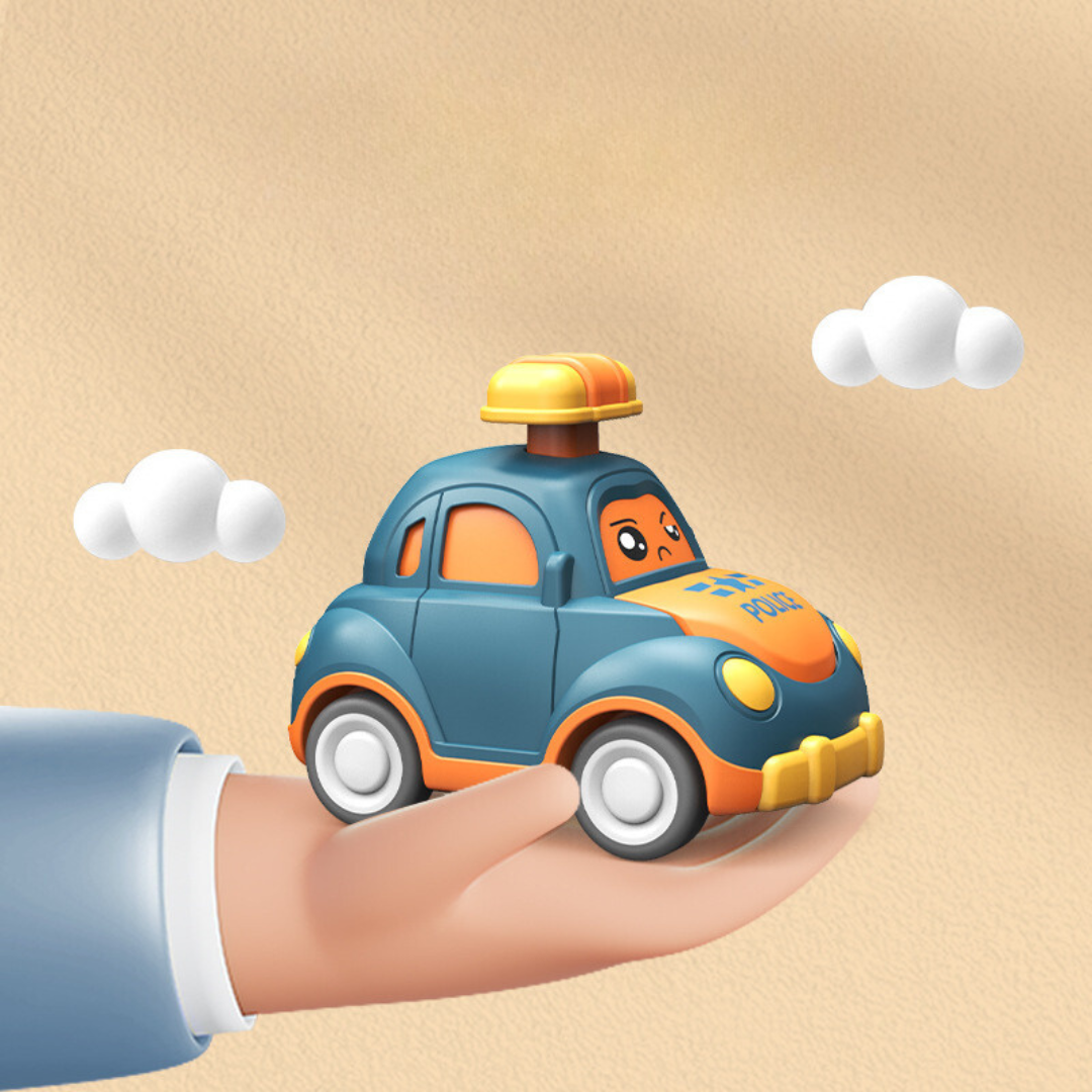 Kleine abenteuer-autos – drücken und fahren