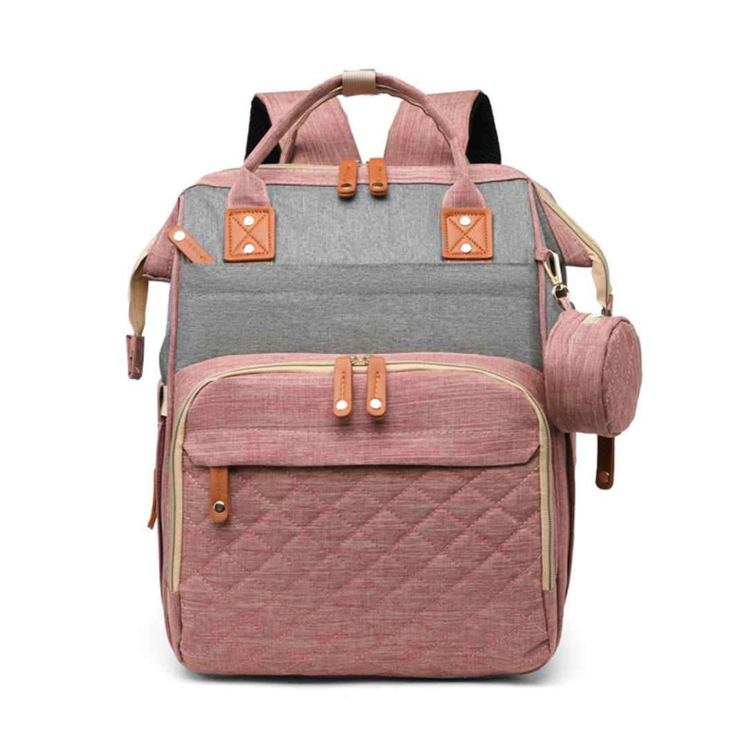 Multifunktionaler baby-wickelrucksack mit schlafplatz
