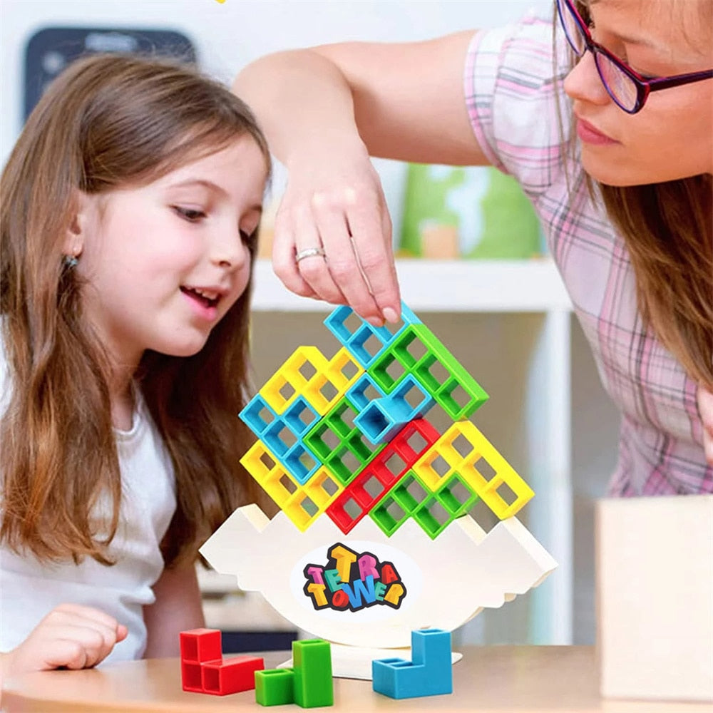 Balance puzzle tower - bauen und balancieren! - tetris-turm
