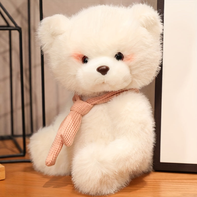 Süßer Teddybär mit Schal
