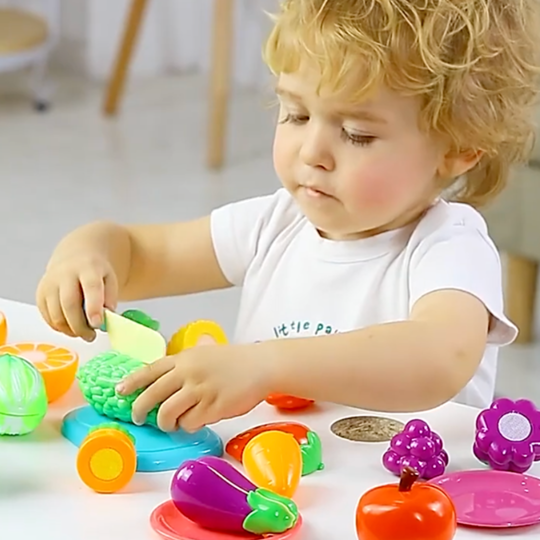 Obst und Gemüse Schneide Spielset