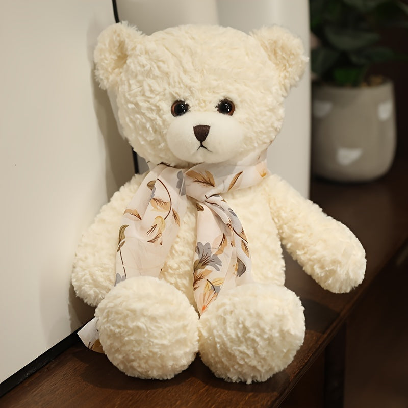 Kuscheliger Teddybär mit Schal