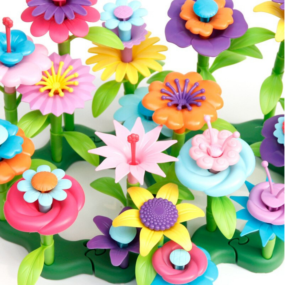 Flower garden - förderung der kreativität - blumenbausteine