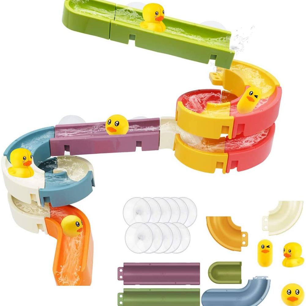 Duck slide - einfach in die badewanne - Badespielzeug